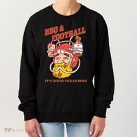 Bbq & Football ItS What Texas Does Women's Sweatshirt thumb 0