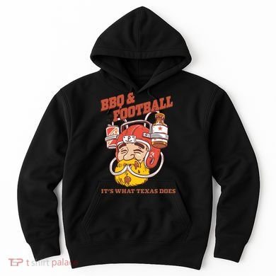 Bbq & Football ItS What Texas Does Hoodie