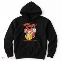 Bbq & Football ItS What Texas Does Hoodie thumb 0