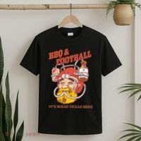 Bbq & Football ItS What Texas Does T-Shirt thumb 2