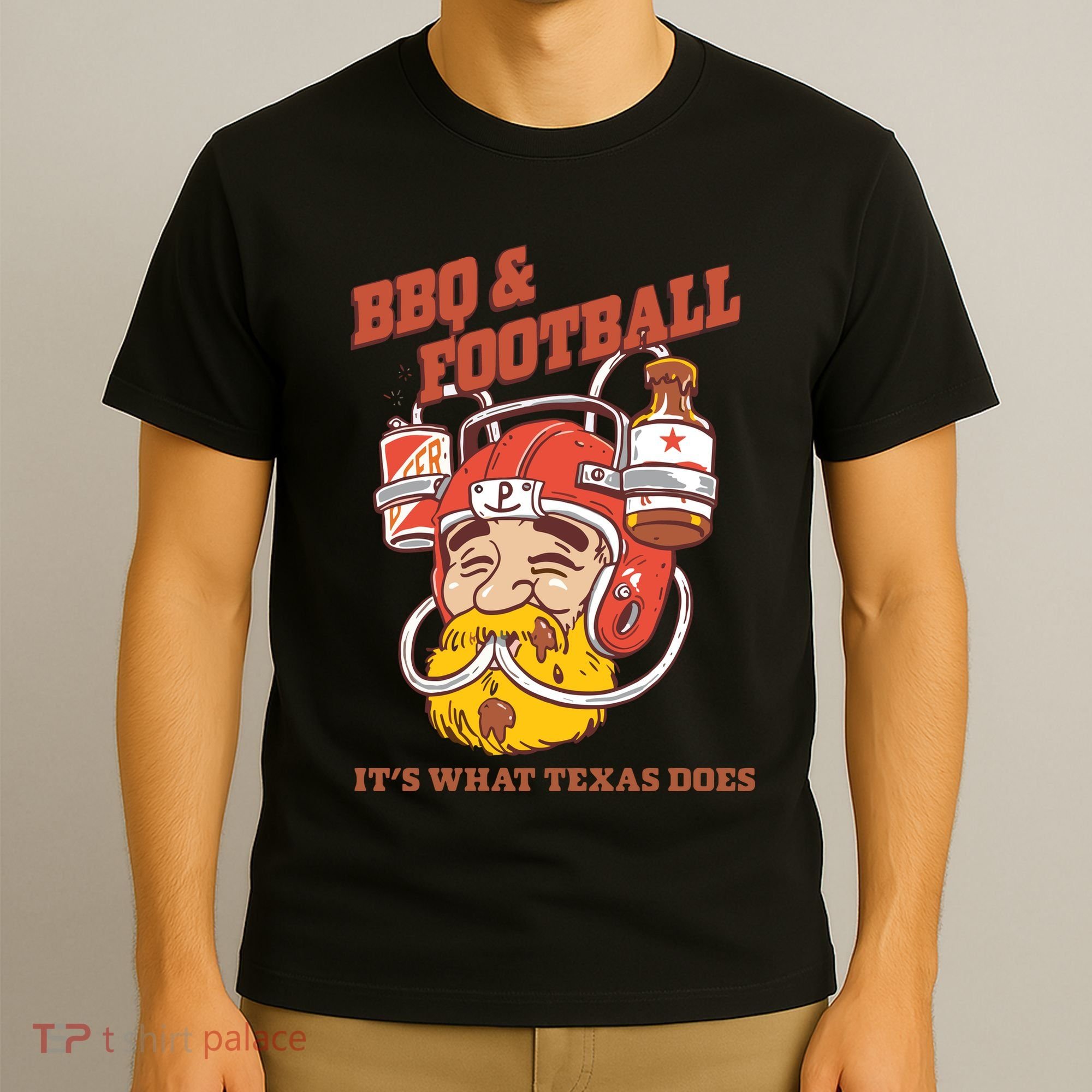 Bbq & Football ItS What Texas Does T-Shirt