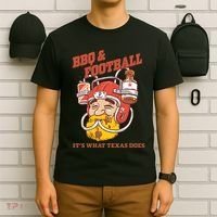 Bbq & Football ItS What Texas Does T-Shirt thumb 6