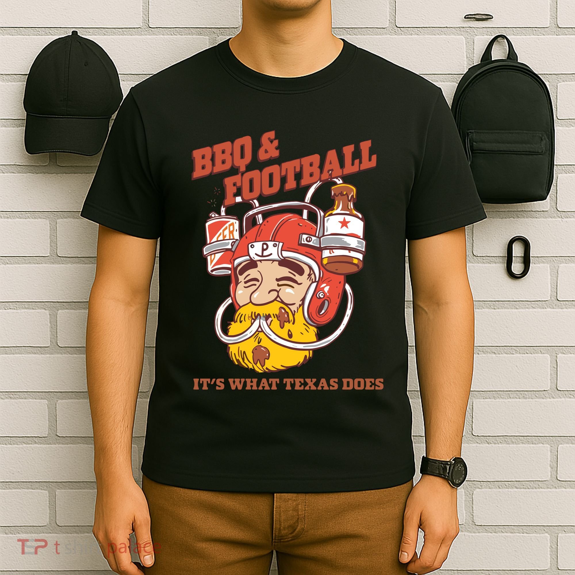 Bbq & Football ItS What Texas Does T-Shirt