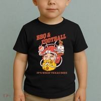 Bbq & Football ItS What Texas Does Toddler T-Shirt thumb 2