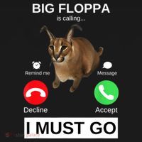 Big Floppa Is Calling Funny Caracal Big Cat Meme Women's Hoodie thumb 2