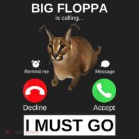 Big Floppa Is Calling Funny Caracal Big Cat Meme Hat thumb 2