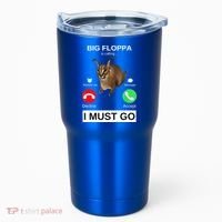 Big Floppa Is Calling Funny Caracal Big Cat Meme Tumbler thumb 0