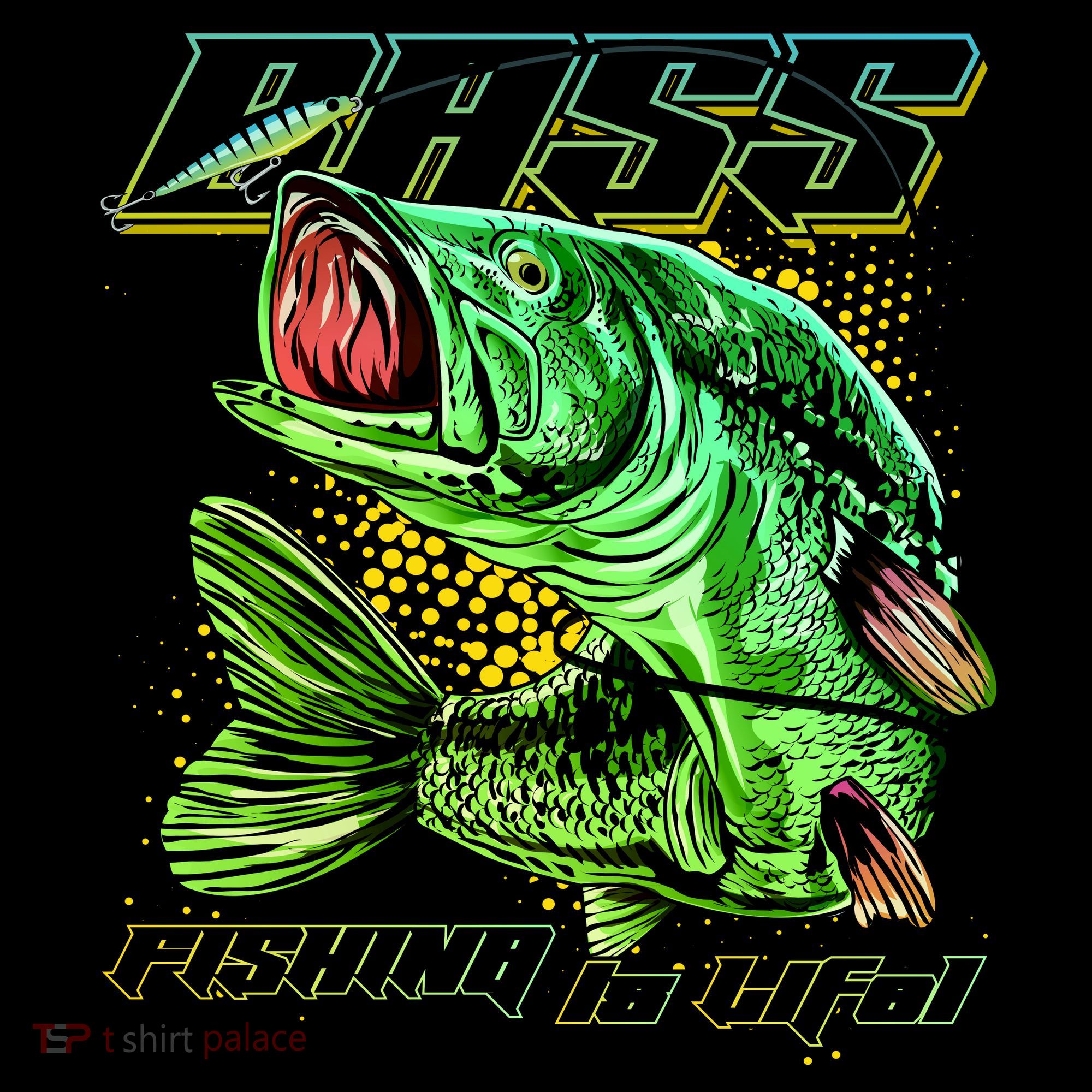 Bass Fishing Is Life Coffee Mug