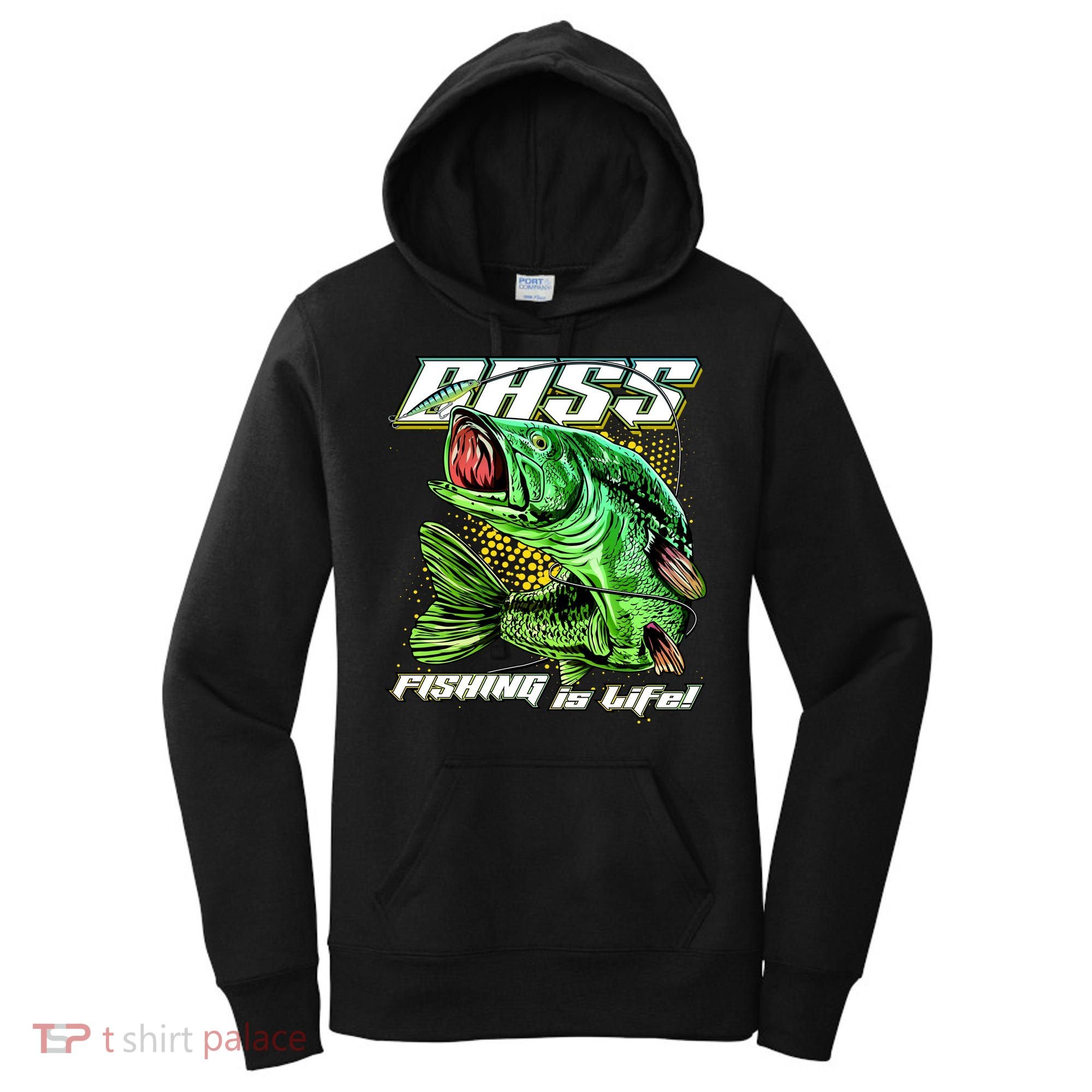 Bass Fishing Is Life Women's Hoodie