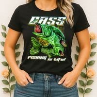 Bass Fishing Is Life Women's T-Shirt thumb 2