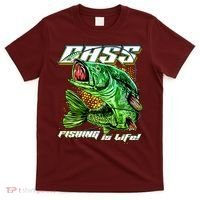 Bass Fishing Is Life T-Shirt thumb 0