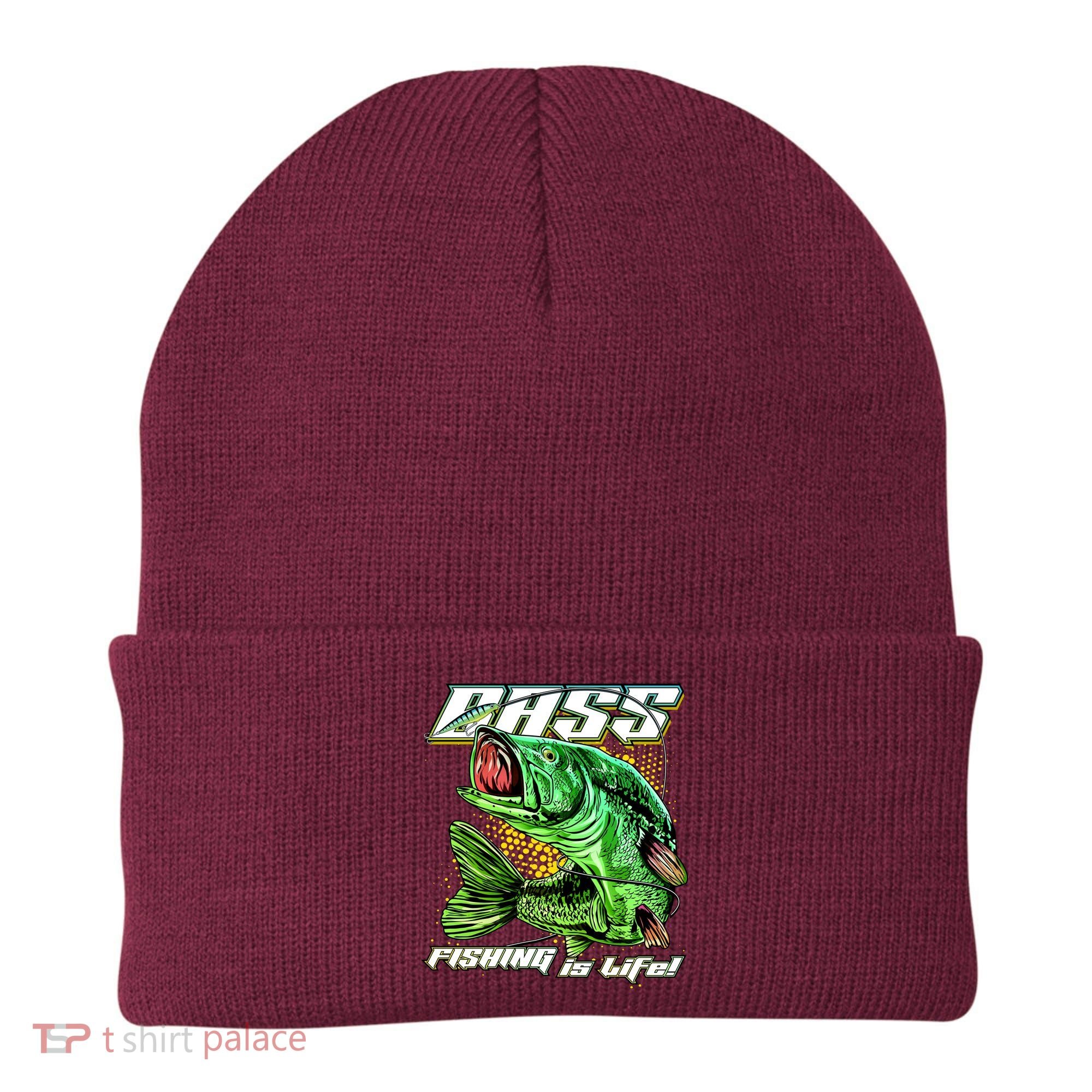 Bass Fishing Is Life Beanie