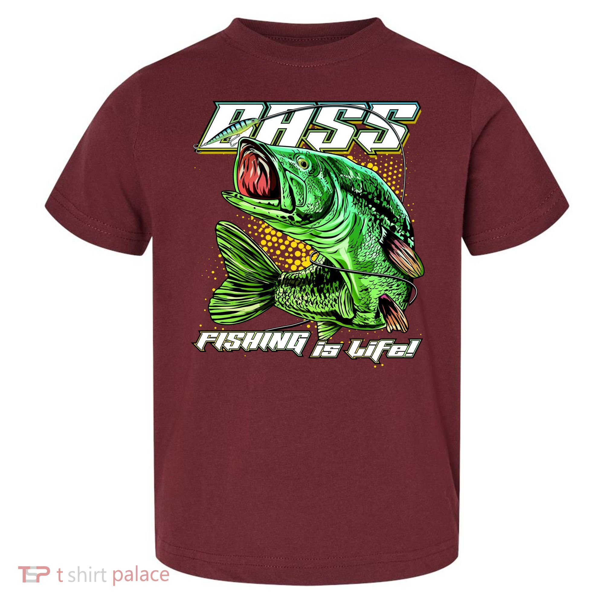 Bass Fishing Is Life Toddler T-Shirt