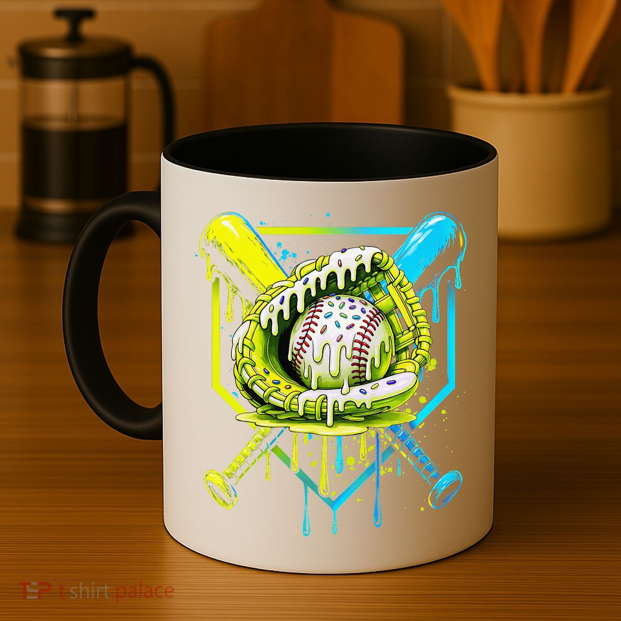 Baseball  For Ice Cream Cute Baseball 2 Gift Coffee Mug