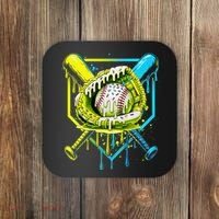 Baseball  For Ice Cream Cute Baseball 2 Gift Coaster thumb 0