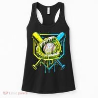 Baseball  For Ice Cream Cute Baseball 2 Gift Women's Tank Top thumb 0