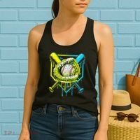 Baseball  For Ice Cream Cute Baseball 2 Gift Women's Tank Top thumb 2
