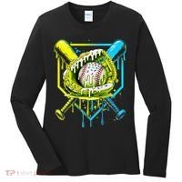 Baseball  For Ice Cream Cute Baseball 2 Gift Women's Long Sleeve Shirt thumb 0