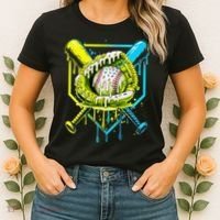 Baseball  For Ice Cream Cute Baseball 2 Gift Women's T-Shirt thumb 2