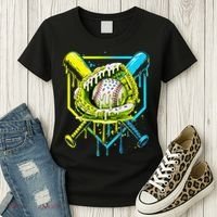 Baseball  For Ice Cream Cute Baseball 2 Gift Women's T-Shirt thumb 3