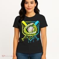 Baseball  For Ice Cream Cute Baseball 2 Gift Women's T-Shirt thumb 4