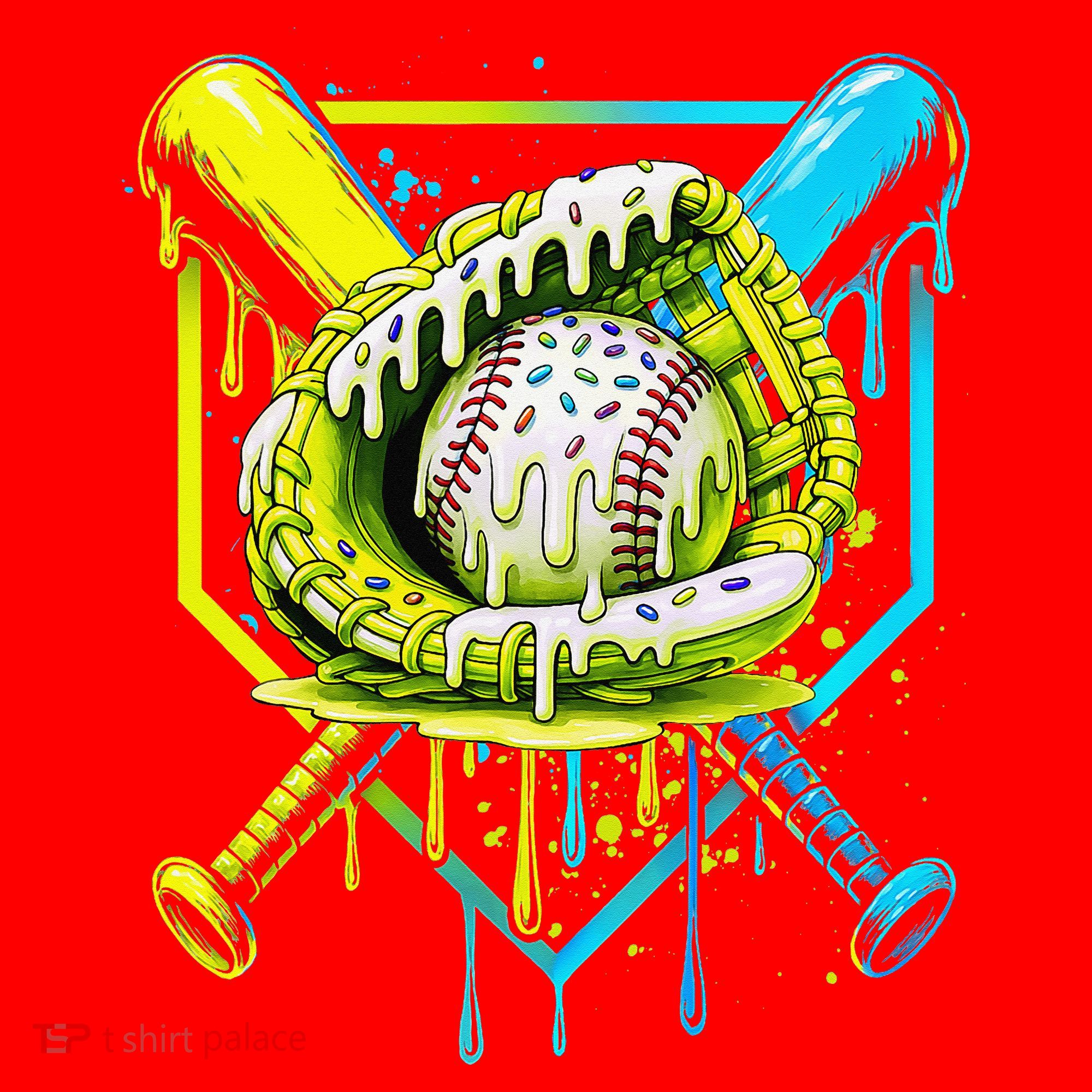 Baseball  For Ice Cream Cute Baseball 2 Gift Santa Hat