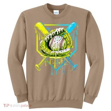 Baseball  For Ice Cream Cute Baseball 2 Gift Sweatshirt