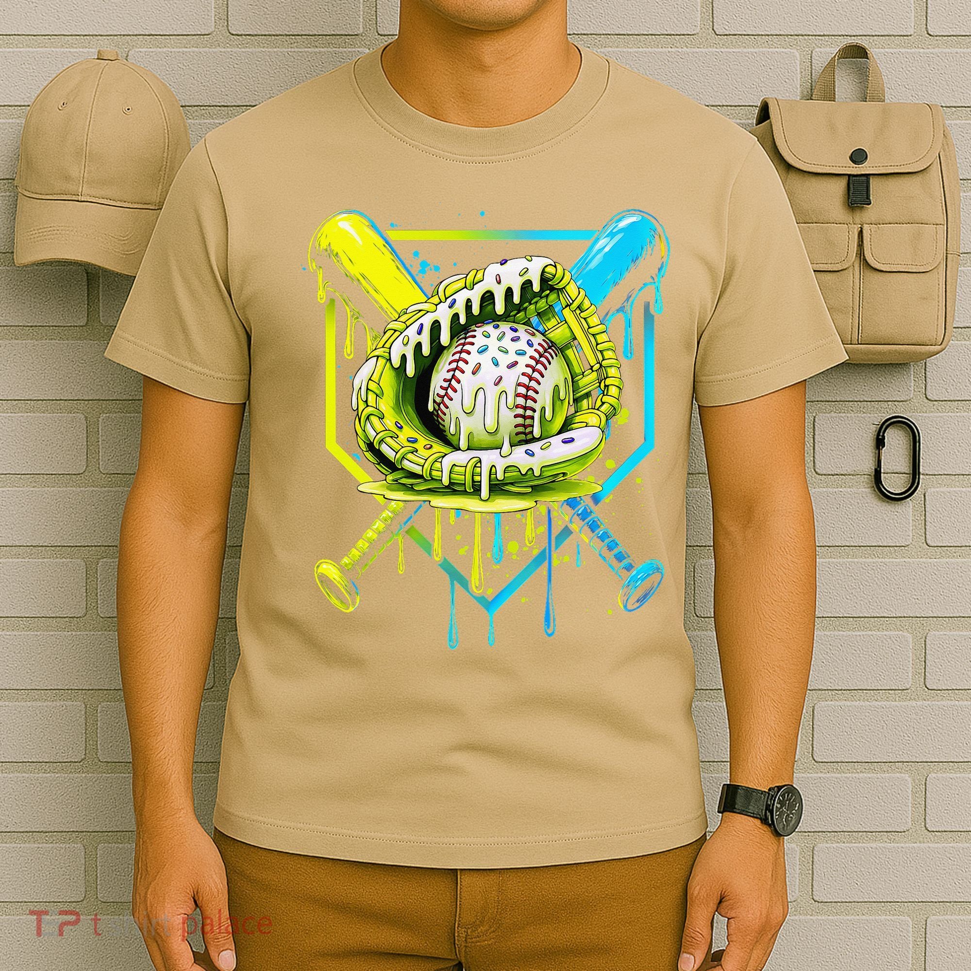 Baseball  For Ice Cream Cute Baseball 2 Gift T-Shirt