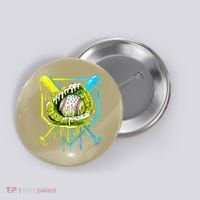 Baseball  For Ice Cream Cute Baseball 2 Gift Button thumb 0