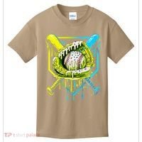 Baseball  For Ice Cream Cute Baseball 2 Gift Kids T-Shirt thumb 0