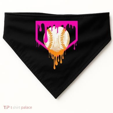 Baseball For Ice Cream Cute Baseball 1 Gift USA-Made Doggie Bandana