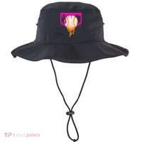 Baseball For Ice Cream Cute Baseball 1 Gift Bucket Hat thumb 0