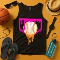 Baseball For Ice Cream Cute Baseball 1 Gift Tank Top thumb 4