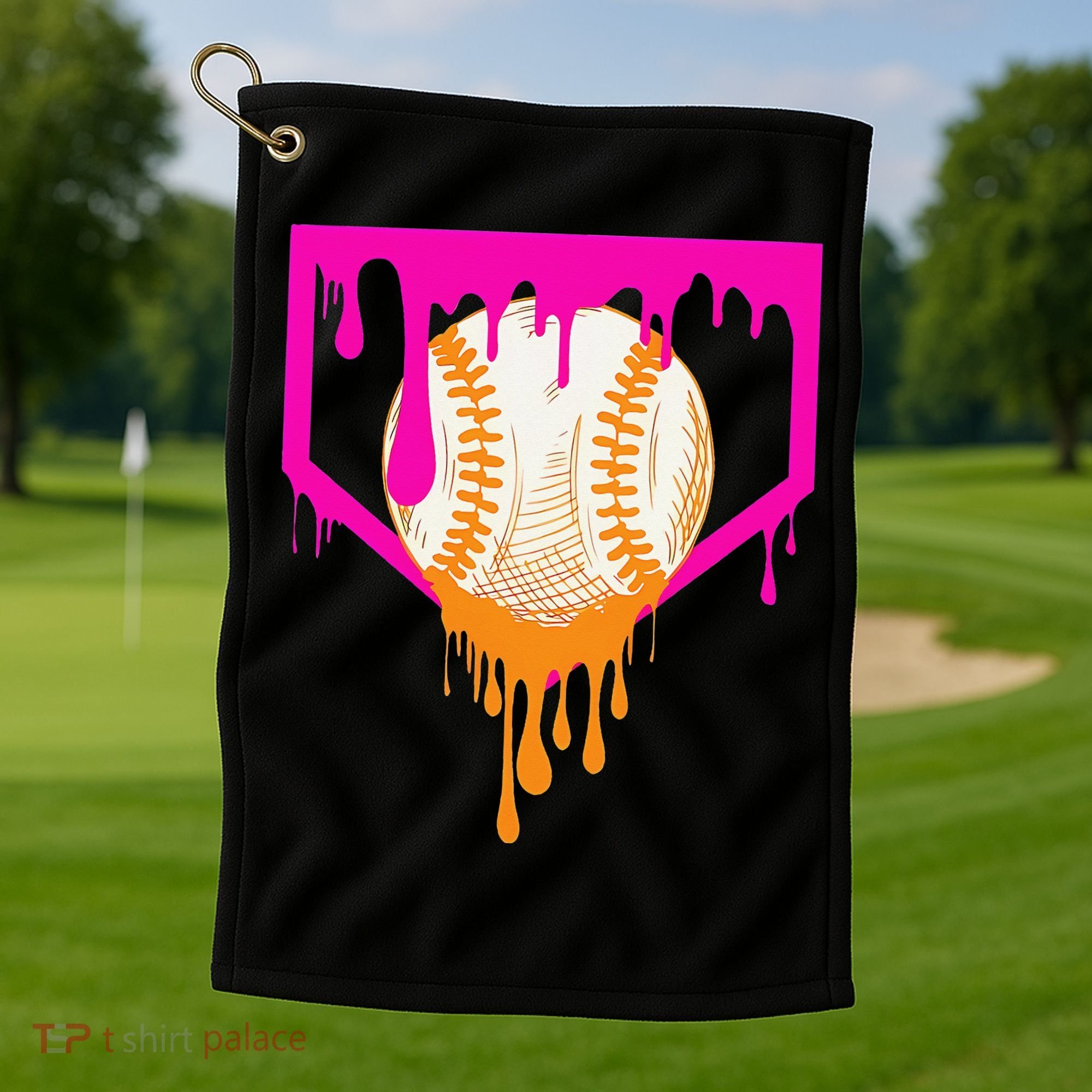 Baseball For Ice Cream Cute Baseball 1 Gift Golf Towel