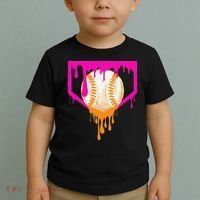 Baseball For Ice Cream Cute Baseball 1 Gift Toddler T-Shirt thumb 2