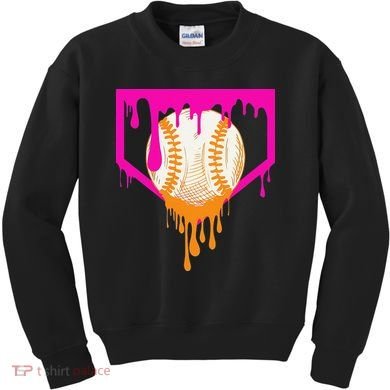 Baseball For Ice Cream Cute Baseball 1 Gift Kids Sweatshirt