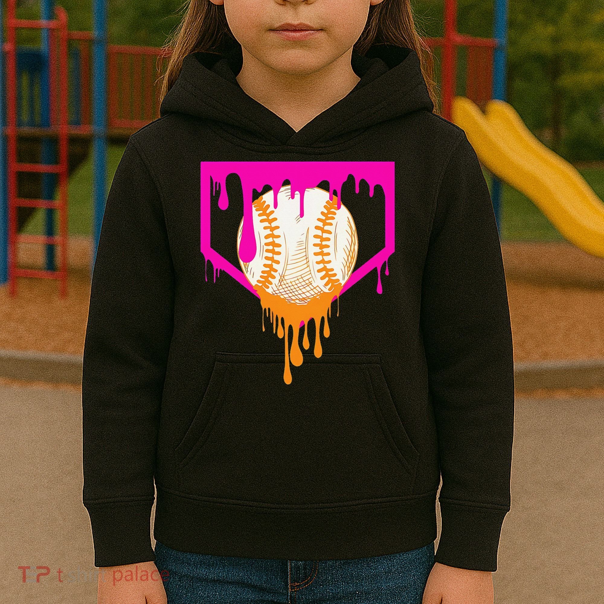 Baseball For Ice Cream Cute Baseball 1 Gift Kids Hoodie