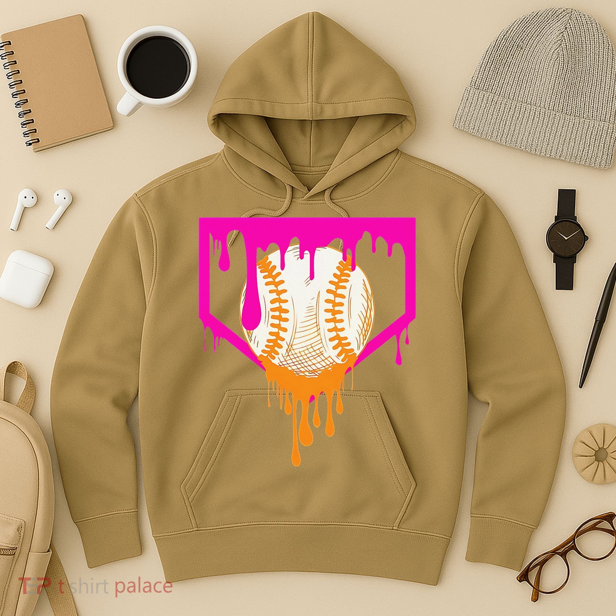 Baseball For Ice Cream Cute Baseball 1 Gift Hoodie