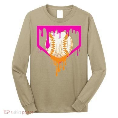 Baseball For Ice Cream Cute Baseball 1 Gift Long Sleeve Shirt