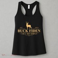 Buck Fiden I Will Not Comply Deer Women's Tank Top thumb 3