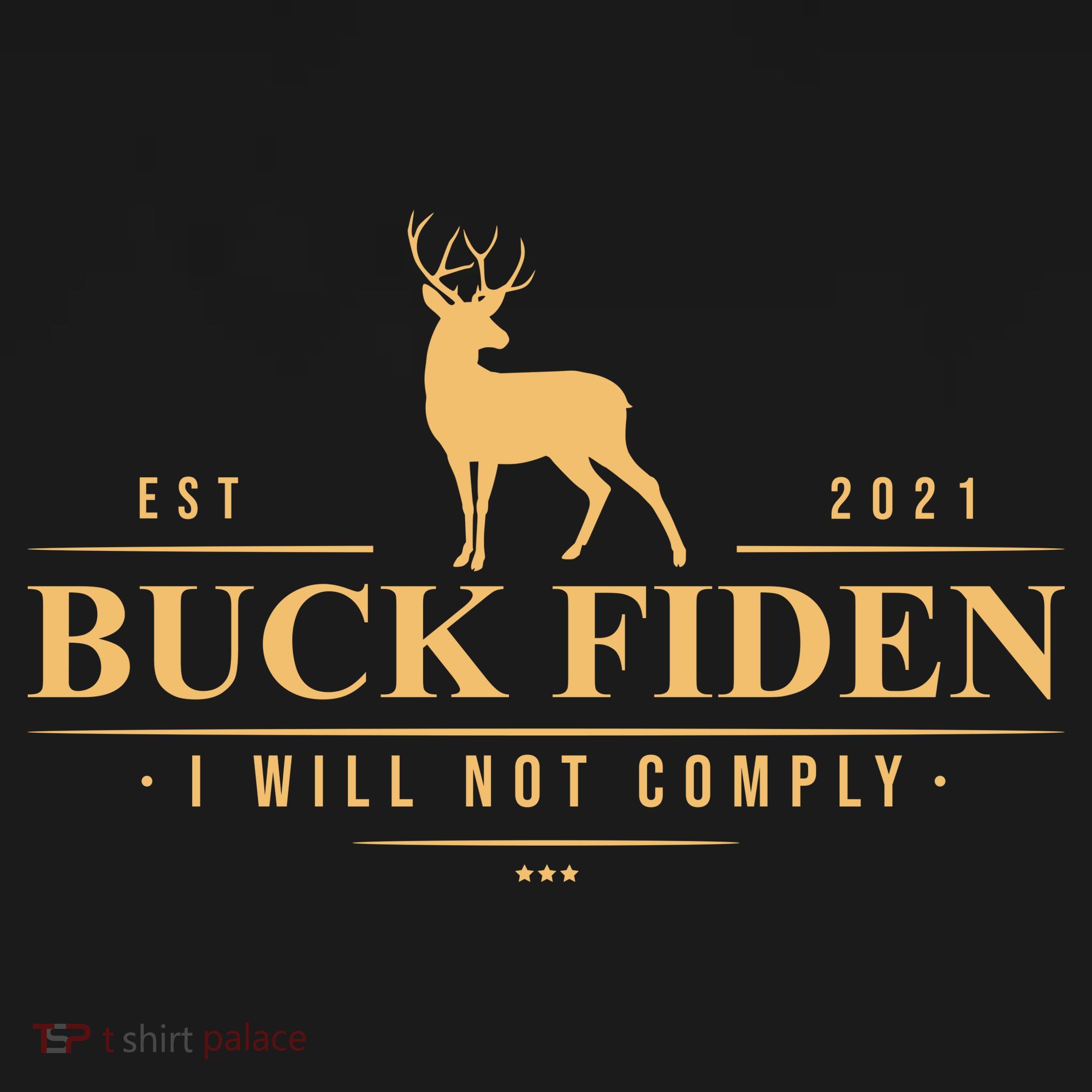 Buck Fiden I Will Not Comply Deer Women's Tank Top