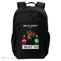Big Floppa Is Calling Funny Caracal Big Cat Meme Backpack thumb 0