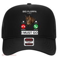 Big Floppa Is Calling Funny Caracal Big Cat Meme Hat thumb 0