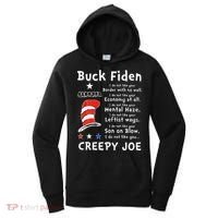 Buck Fiden I Do Not Like Your Border With No Wall US Flag Women's Hoodie thumb 0