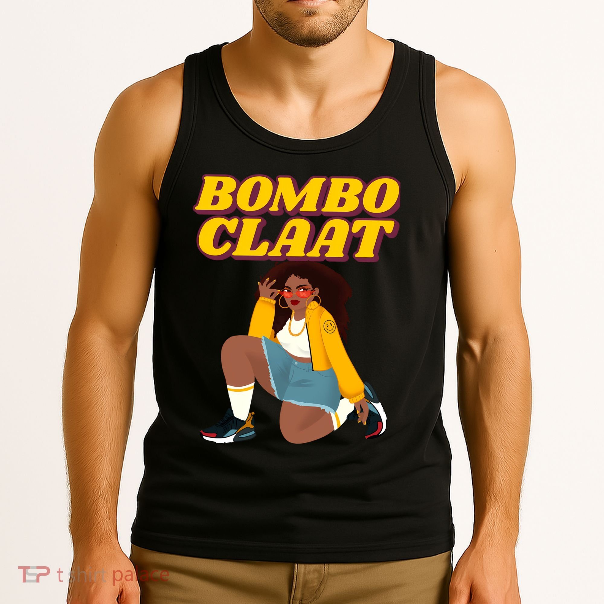 Bomboclaat Funny Jamaican Tiktok Twitter Trending Meme Tank Top