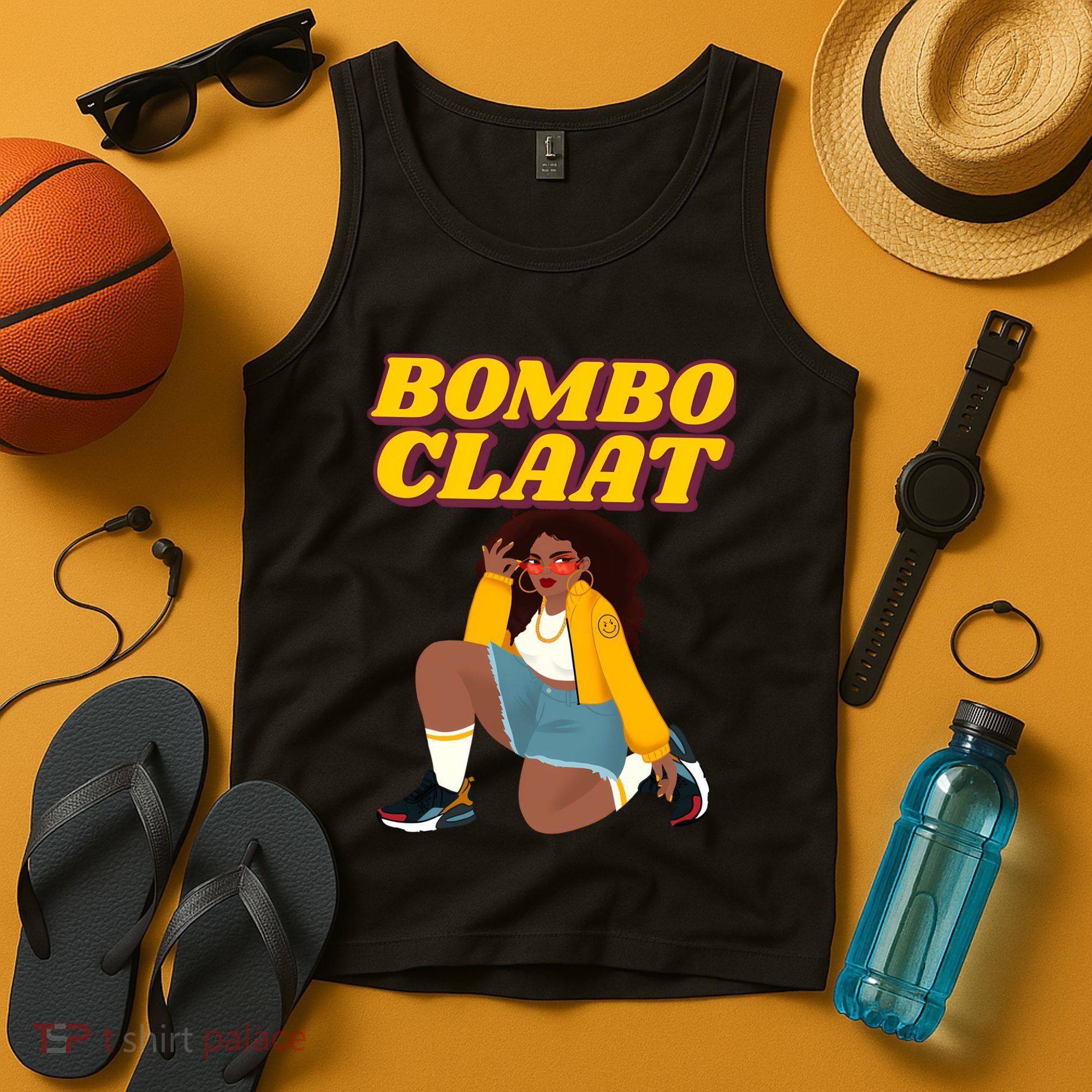 Bomboclaat Funny Jamaican Tiktok Twitter Trending Meme Tank Top