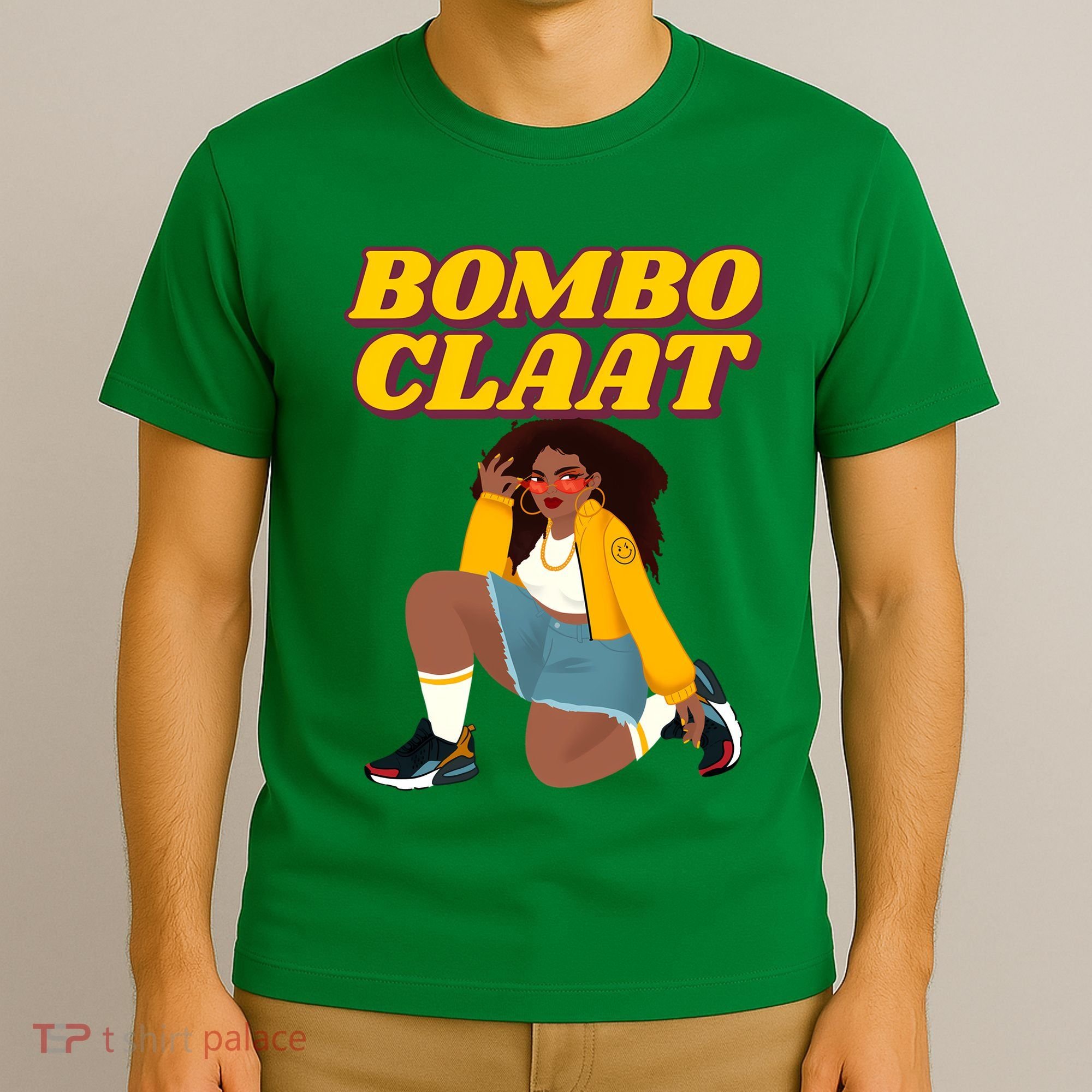 Bomboclaat Funny Jamaican Tiktok Twitter Trending Meme T-Shirt
