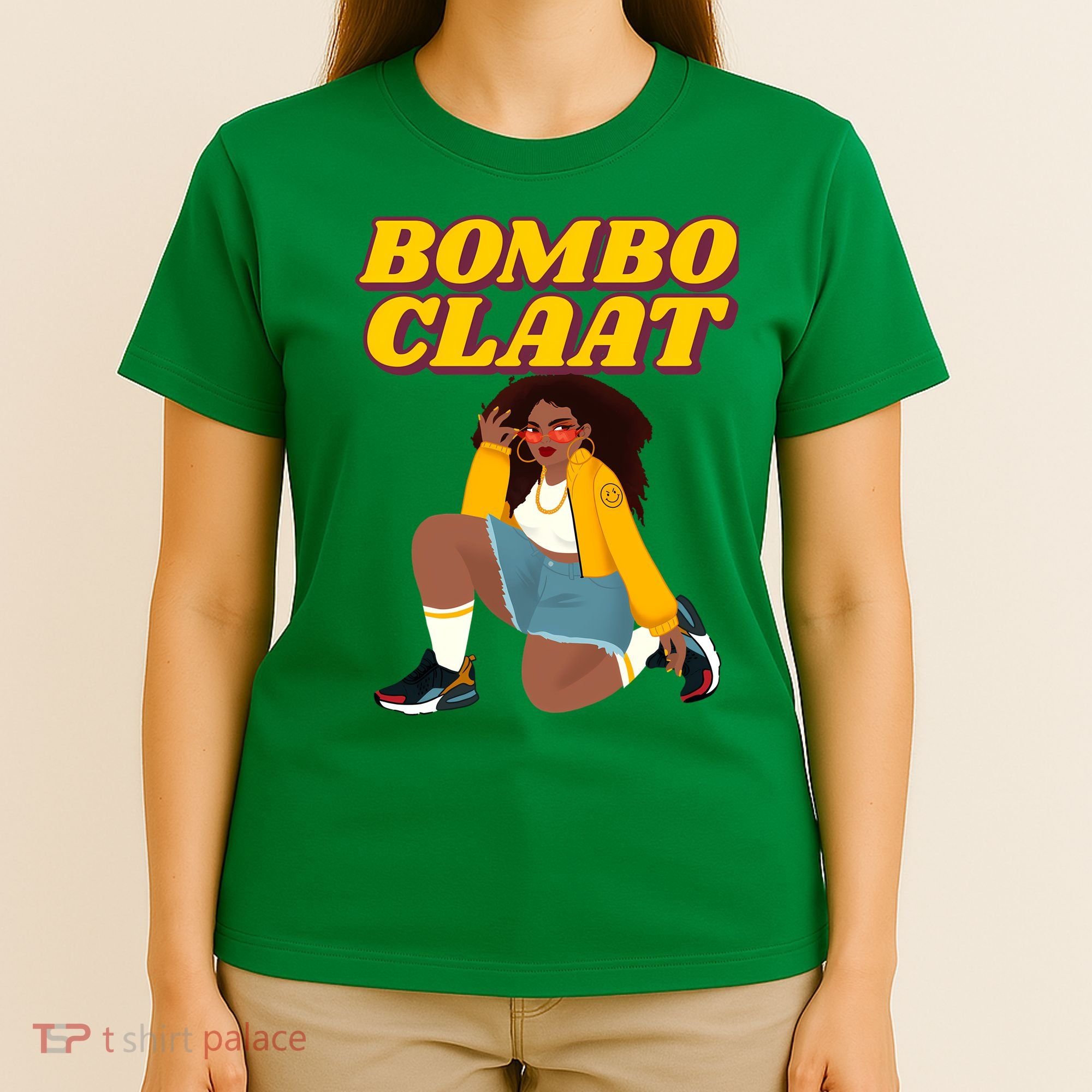 Bomboclaat Funny Jamaican Tiktok Twitter Trending Meme T-Shirt