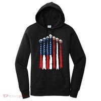 Beer Fighter Jet American Flag Usa 4th Of July Drinking Beer Women's Hoodie thumb 0