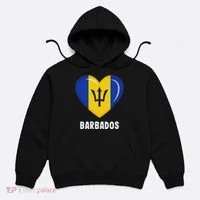 Barbados Flag Jersey Barbadian Hoodie thumb 0